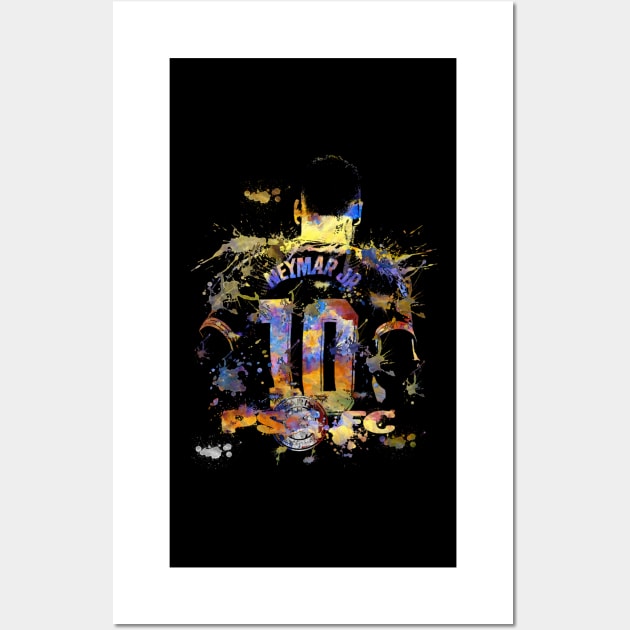 Neymar Wall Art by Randa Hidayah